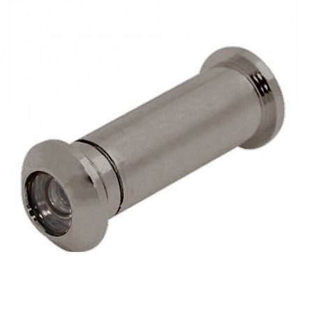 Cal-Royal 160 Degrees Brass Door Viewer, 1/2 Bore, Plastic Lens, for 1-3/8 to 2 Thick Doors, US15 Satin DV90-15